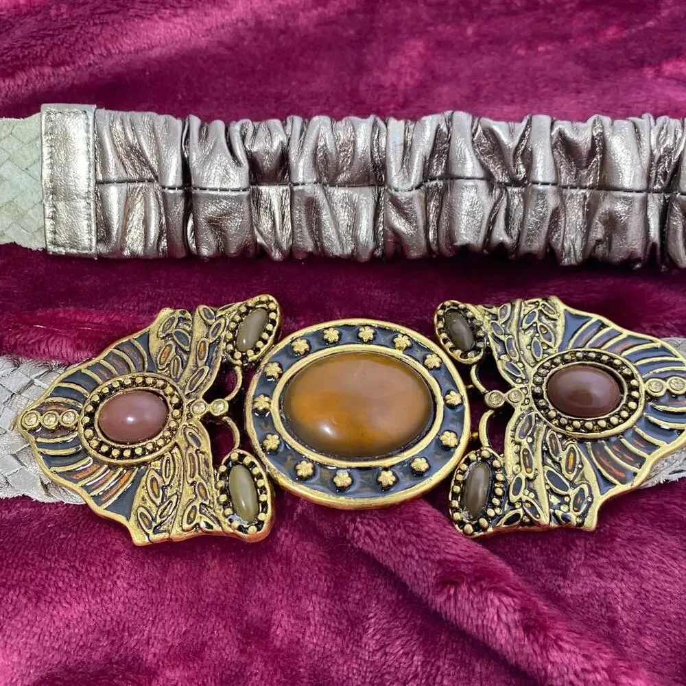 Chicos golden belt size small